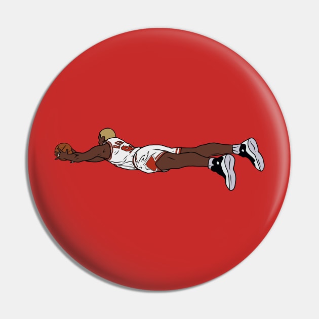 Dennis Rodman Hustle Pin by rattraptees