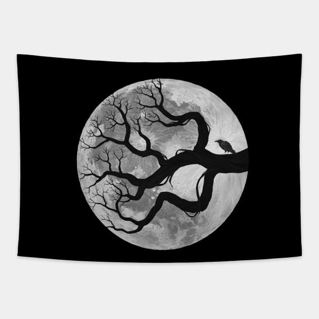 Moon Roots Tapestry by Lumos19Studio