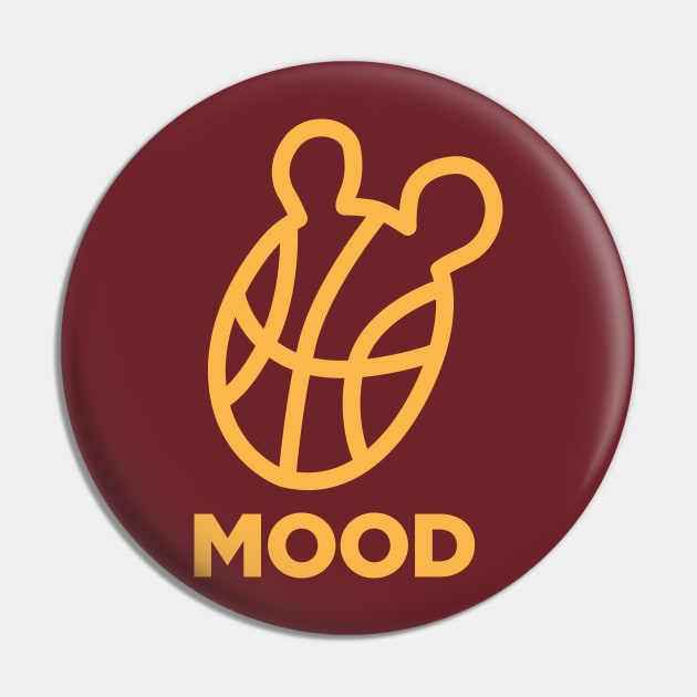 Cleveland Basketball Arthur Mood Pin by PodDesignShop