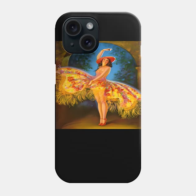 Mariquita Spanish Dancer Phone Case by TrvlAstral