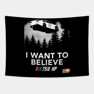 I Want to Believe in NASCAR Tapestry