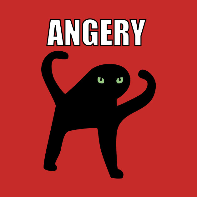 Angery as Heck Cat Meme by Sashen