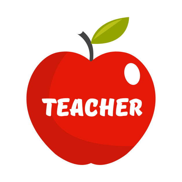 Teacher's Apple Teacher Kids TShirt TeePublic