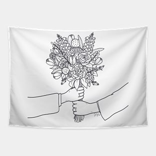 Bouquet of Love Tapestry