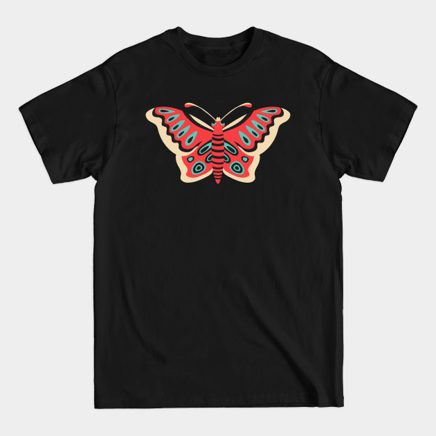 Disover Folk Butterfly - UnBlink Studio by Jackie Tahara - Butterfly - T-Shirt