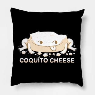 Funny Mexican Food Puerto Rican Humor - Coquito Cheese Frog Pillow