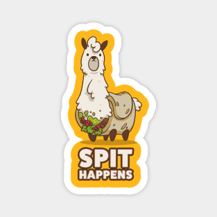 Alpaca Burrito - Spit Happens Magnet