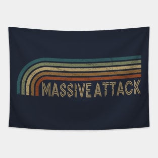 Massive Attack Retro Stripes Tapestry