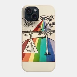 Rainbow eye Phone Case