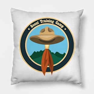 Scout camp logo Pillow