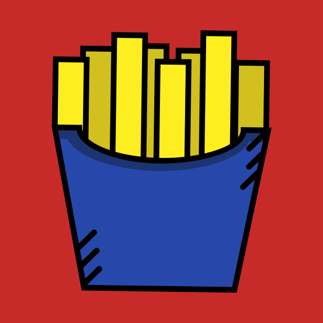 Cute Fries - Icon by Lionti_design