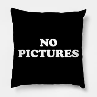 No Pictures Pillow