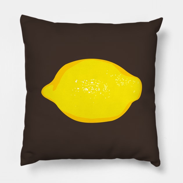 Lemon Pillow by Barthol Graphics