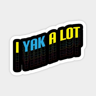 i Yak a Lot River Kayaker Canoe Paddle and Kayaking Kayak Magnet