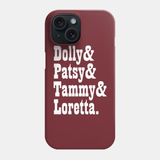 Country Legends / Retro Style Country Music Fan Phone Case