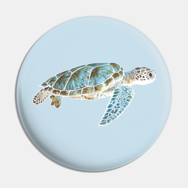 Sea turtle Pin by Savousepate