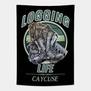 Logging Life Caycuse Tapestry