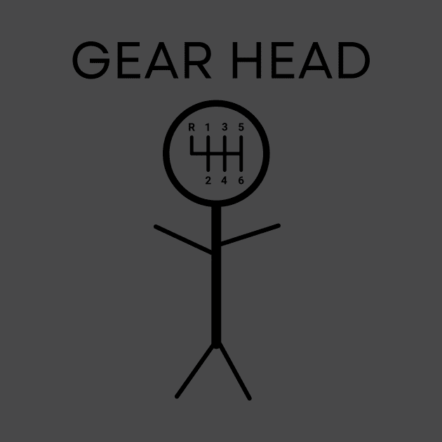 Gear head cars stick shift by G4 Designs, LLC