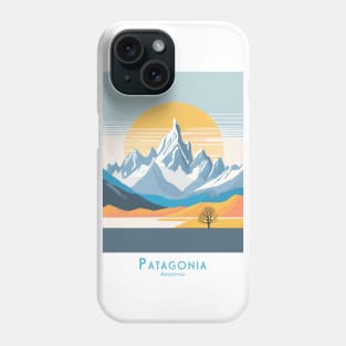 Vintage Minimal Serene Patagonia Sunrise Phone Case