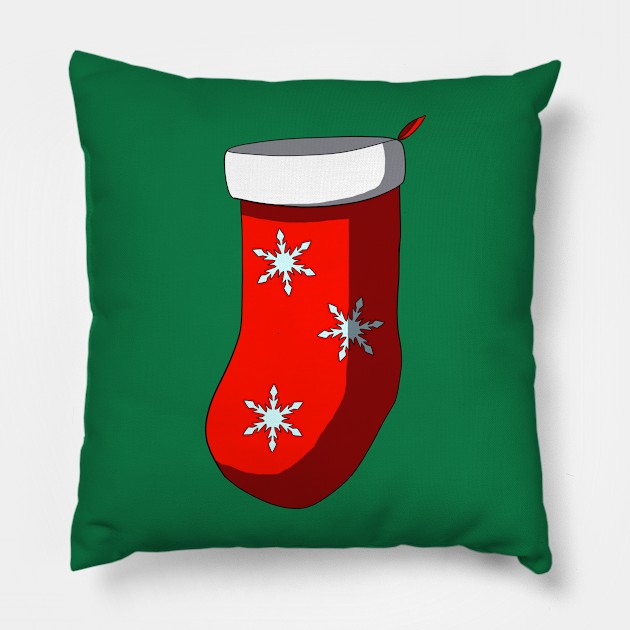 Stocking Pillow by Saira Crystaline