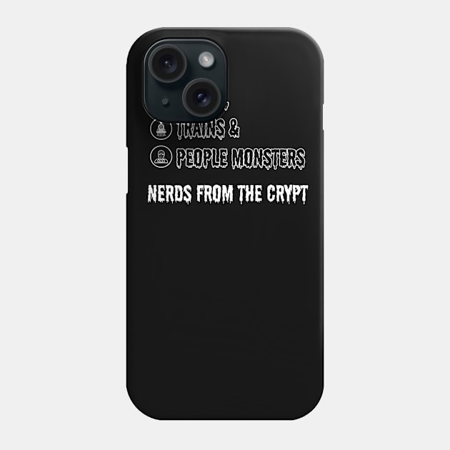 Plates, Trains & People Monsters Phone Case by Perezpeective