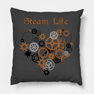 Steam Punk Life Pillow
