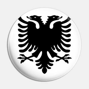 Albanian Eagle Pin