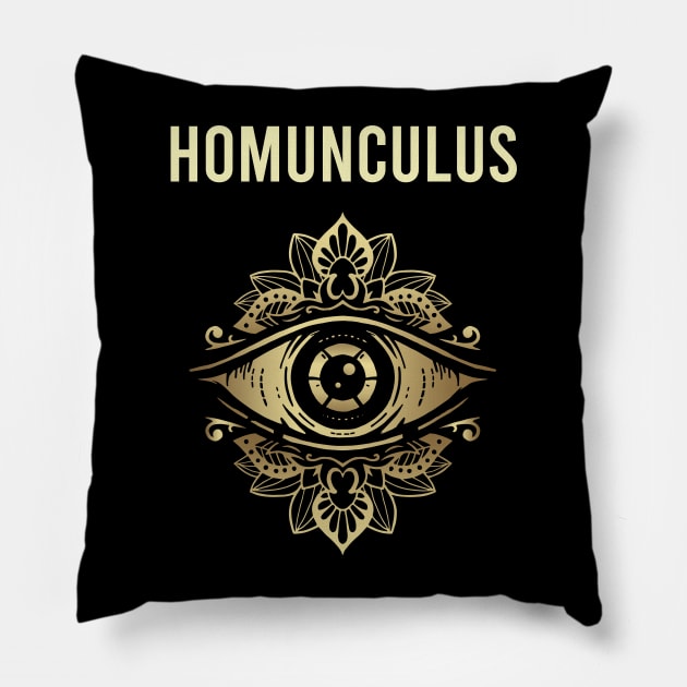 Homunculus Watching Pillow by blakelan128