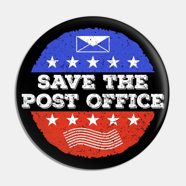 Retro Vintage Save The Post Office Pin by KawaiinDoodle