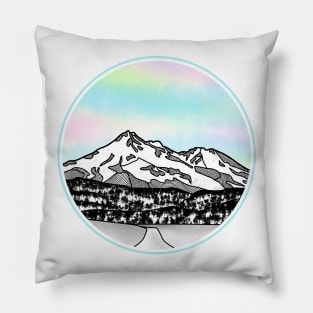 Mount Shasta Geometric Pillow