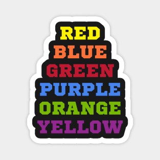 Colour Changing Magnet