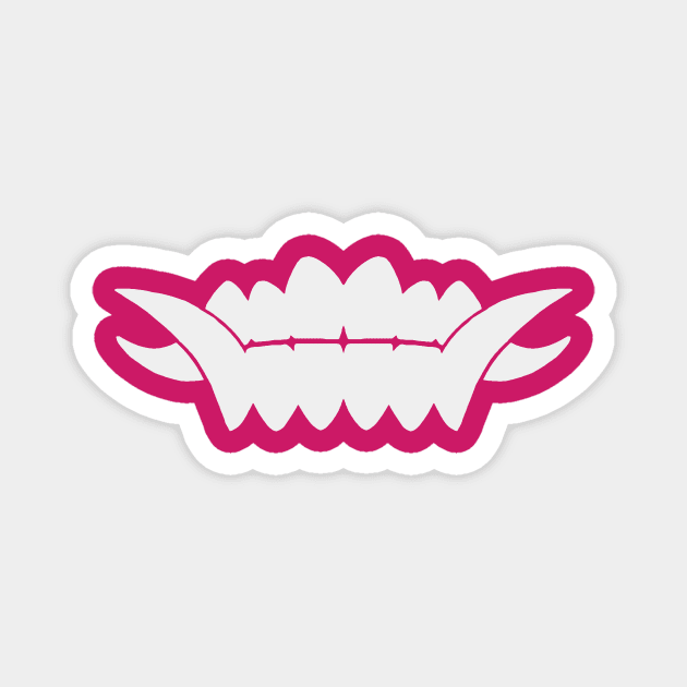 Oni Teeth Magnet by Enkibby