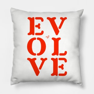 EVOLVE by Tai's Tees Pillow