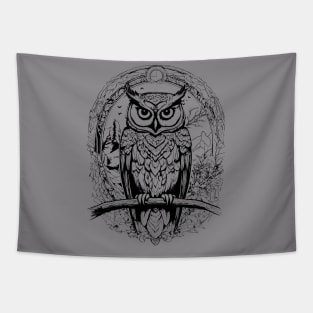 impressive owl Tapestry