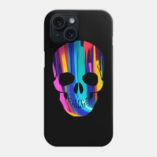 Pop art skull Phone Case