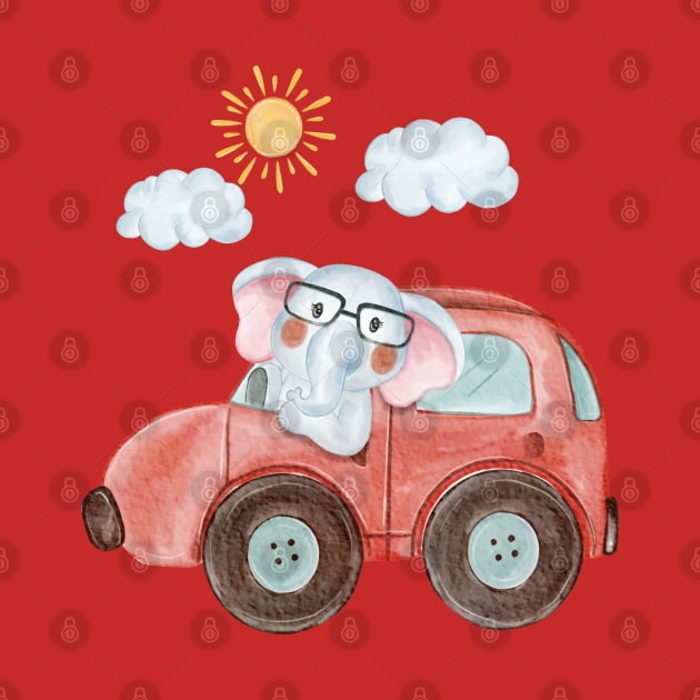 Baby Elephant Car by Mako Design 