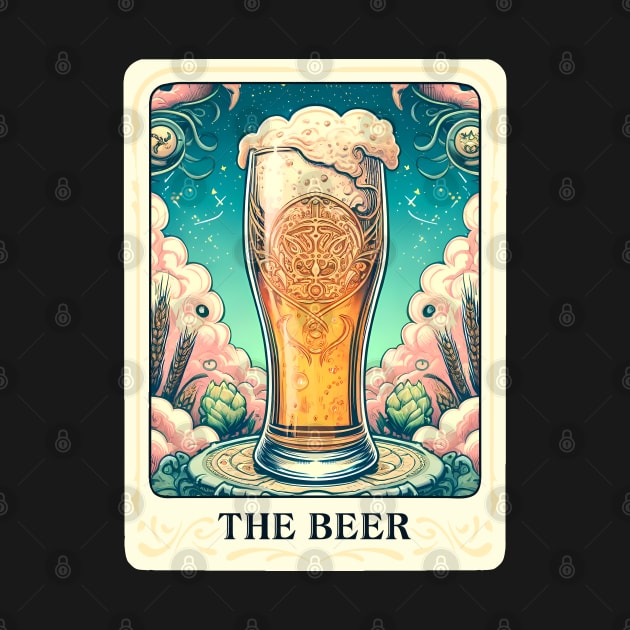 Funny Tarot Card Parody  The Beer Beer Lovers by FloraLi