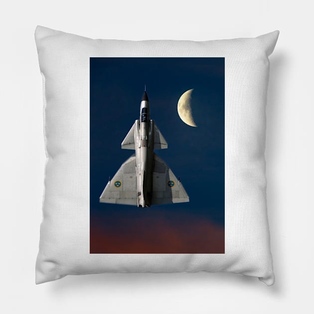 SAAB Viggen and The Moon Pillow by captureasecond