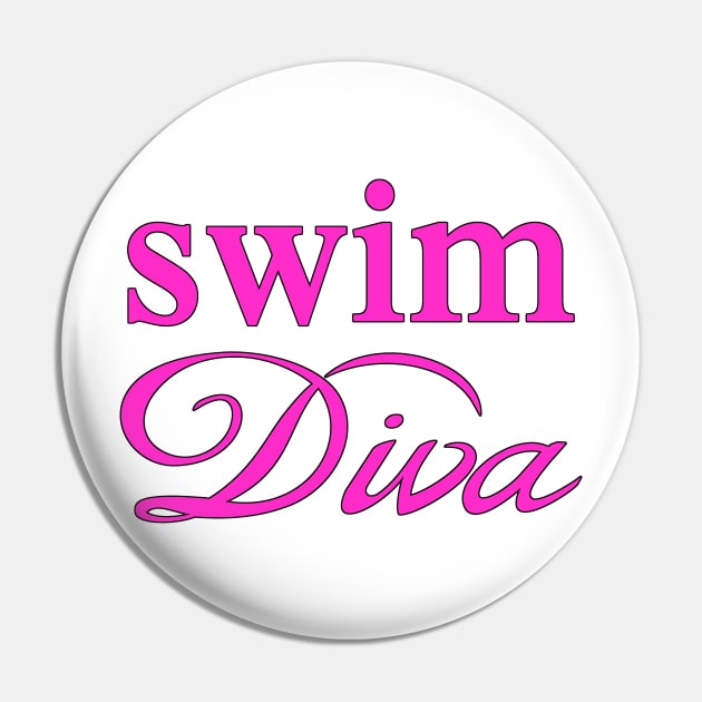 Swim Diva Pin by Naves