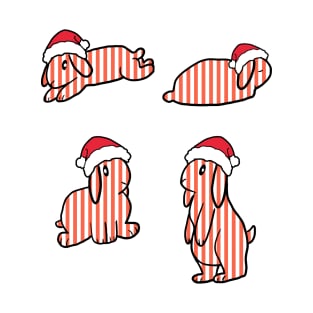 Fun Bun: Peppermint Santa Lop T-Shirt