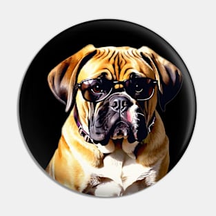 BULLMASTIFF WATERCOLOR STYLE Pin