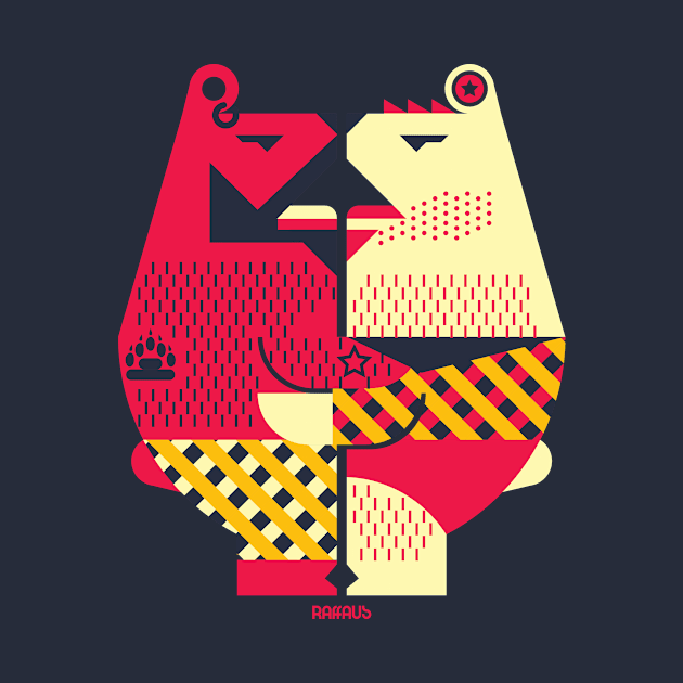 Two Bears by raffaus