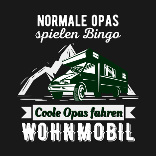 Wohnmobil Opa Camping Rentner Camper Fun T-Shirt