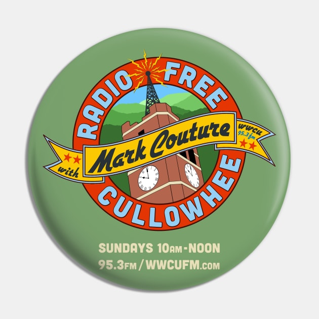 Radio Free Cullowhee Pin by MotiviTees