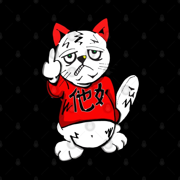Lucky Waving Cat by silentrob668