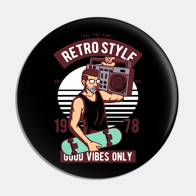 Retro Style Pin by p308nx