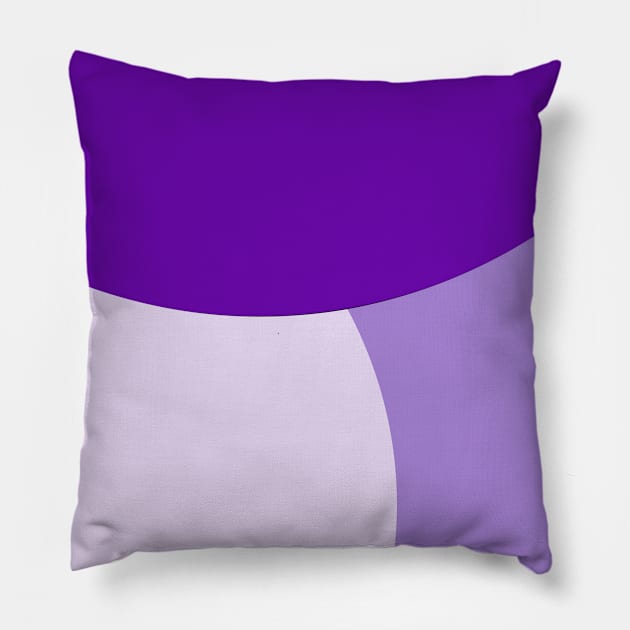 Purple Circles Pillow by Mayathebeezzz