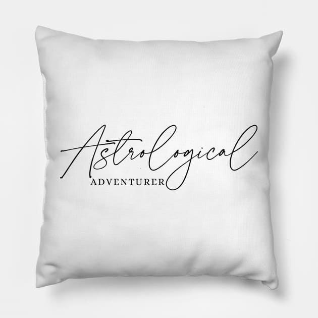 Astrological Adventurer  – Explore the Stars Pillow by JT Digital