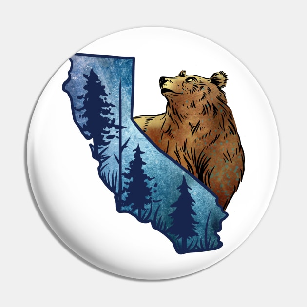 California Bear Pin by Manfish Inc.