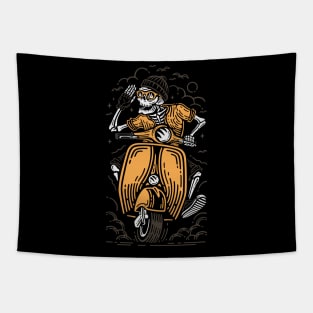 Skeleton rider Tapestry